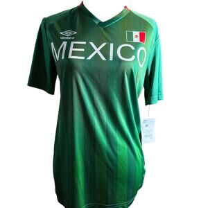 Umbro Mexican National Soccer Jersey, Green, Youth Size XL, NWT